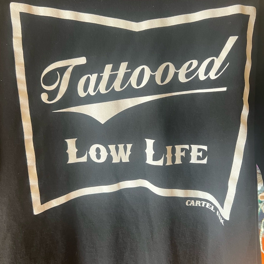 Cartel Ink Tattooed Low Life Graphic Tee - Black
